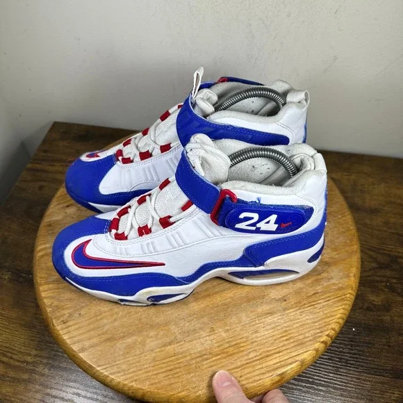 Nike Air Griffey Max 1 USA White Blue Red Basketball Shoes Size 7 DX3723-100